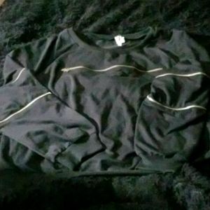 Plus Size zipper sweatshirt